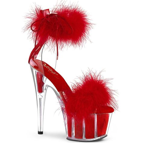 7 Inch Heels, Neon Heels, Crotch Boots, 6 Inch Heels, Red Fur, Striped Shoes, Nightclub Party, Light Up Shoes, Party Heels