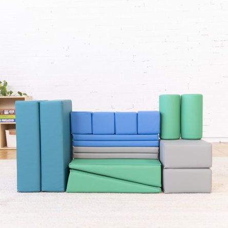 Foam Blocks For Kids, Foam Building Blocks, Blocks For Kids, Toddler Climbing, Learning Toys For Toddlers, Kids Blocks, Foam Shapes, Foam Blocks, Activity Mat