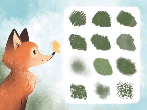 Procreate Animals, Procreate Brushes Free Download, Procreate Images, Procreate Texture Brushes, Texture Procreate, Banner School, Free Procreate Brushes, Best Procreate Brushes, Procreate Ipad Tutorials