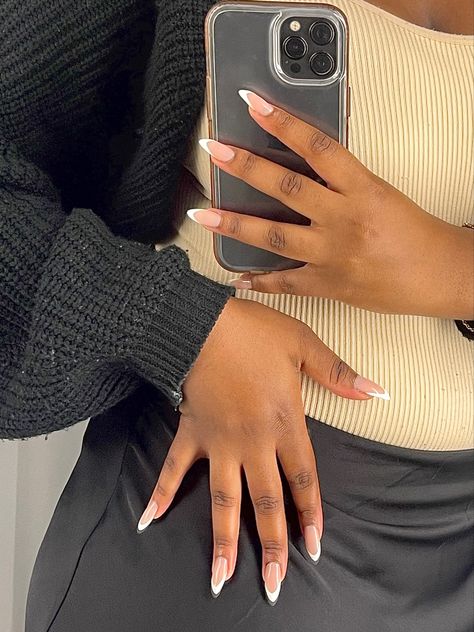 Feminine Black Women, Colourful Acrylic Nails, Acrylic Nail Designs Classy, Mickey Nails, Brown Acrylic Nails, Drip Nails, Simple Gel Nails, French Tip Acrylic Nails, Classy Acrylic Nails