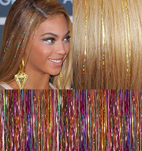 Adrienne Maloof, Curly Extensions, Clear Hair, Hair Tinsel, Sport Hair, New Template, Blonde With Pink, Hair Due, Glitter Hair