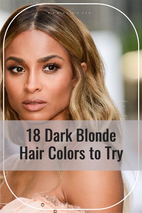 Golden Brown And Blonde Highlights, Dark Chestnut Blonde Hair, Blonde Hair Color For Dark Skin, Blonde For Dark Brown Hair, Blonde Hair For Light Olive Skin, Best Blonde Hair Color For Brown Eyes, Light Hair On Tan Skin, Blond Highlights On Dark Skin, Dark Blonde No Highlights