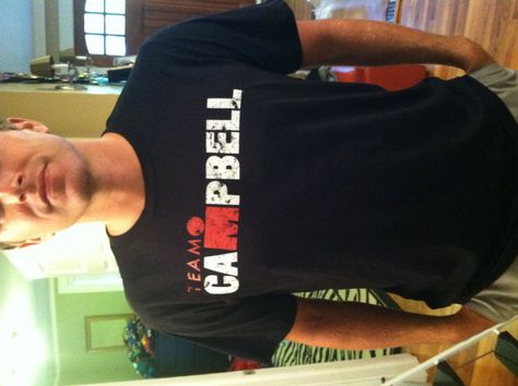 Team shirts for our family in support of the #ironman www.coachteamcampbell.com