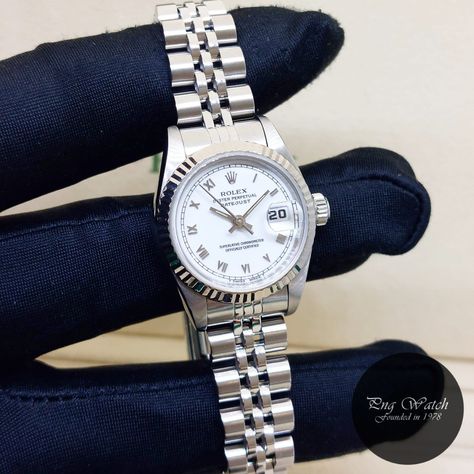 Rolex 26mm, Oyster Perpetual, Rolex Watches, Rolex, Personal Style, White