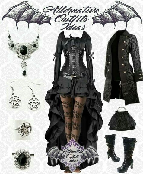 Masquerade Outfit Ideas For Women, Goth Masquerade, Masquerade Outfit Ideas, Spooky Outfits, Masquerade Outfit, Zombie Prom, Goth Stuff, Outfit Designer, Punk Style Outfits