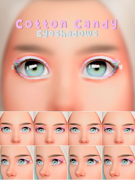 Sims 4 Cc Eyeshadow, Ts4mm Cc, Cc Makeup, Sims 4 Nails, Candy Clothes, Cc Shopping, Sims 4 Tattoos, The Sims 4 Skin, Makeup Cc