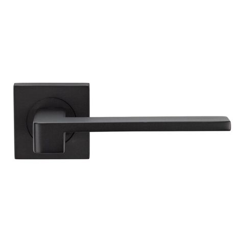 Symple Stuff Valarie Passage Door Handle | Wayfair.co.uk Door Handles Modern, Black Door Handles, Diy Plumbing, Matte Black Hardware, Door Handle Sets, Fire Doors, Modern Door, Door Levers, Door Furniture