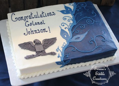 Military promotion cake for Colonel Colonel Promotion Party Ideas, Military Promotion Ceremony, Colonel Promotion Cake, Military Promotion Party, Promotion Cake, Promotion Ceremony, Retirement Ceremony, Army Cake, Military Cake