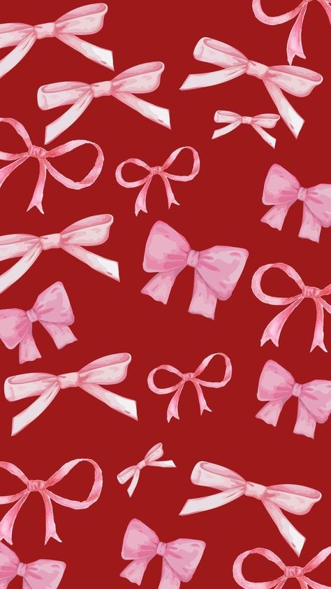 Bow Wallpaper Iphone, Vertical Wallpaper, Red Coquette, Valentines Wallpaper Iphone, Coquette Bows, Bow Wallpaper, Valentines Wallpaper, Iphone Wallpaper Photos, Apple Watch Wallpaper