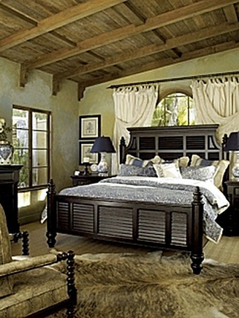 Great look for Tommy Bahama bed!  www.koontzfurnitureanddesign.com