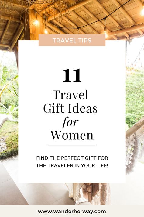 Looking for the best gift for the traveler in your life? I've created a list of unique travel gifts for women that are great for birthdays or holidays. Some of the gift ideas are practical items that can be used while she's on the road. Others are thoughtful touches for a traveler's home. Gifts For Travelers Women Ideas, Travel Gifts Ideas For Women, Travel Gift Ideas, Unique Travel Gifts, Best Travel Gifts, Unique Travel, Gift Ideas For Women, Travel Gifts, Travel Quotes