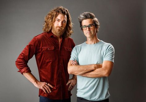 Rhett And Link Are YouTube Legends. Now They Want To Be Investors, Too Rhett Mclaughlin, Link Neal, No Longer Friends, Link Costume, Good Mythical Morning, Rhett And Link, Link Youtube, Internet Culture, Last Words