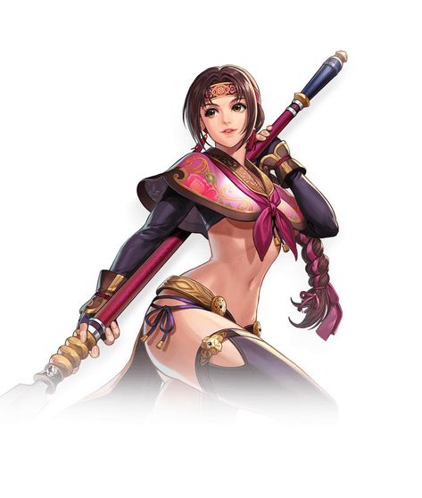 KOF Allstar X Soul Calibur 6 out of 7 image gallery Soul Calibur Characters, Female Samurai, Soul Calibur, Tekken 7, Man Games, King Of Fighters, 90s Anime, Street Fighter, Anime Style