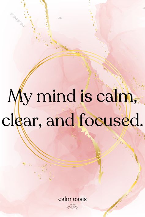 Mindful Affirmations | Happy Mind | Happy Living Affirmations For Peaceful Mind, Peace Of Mind Affirmations, Clarity Affirmations, Happy Mind, Calm Mind, Happy Minds, Prayer Board, Clear Mind, Peaceful Life