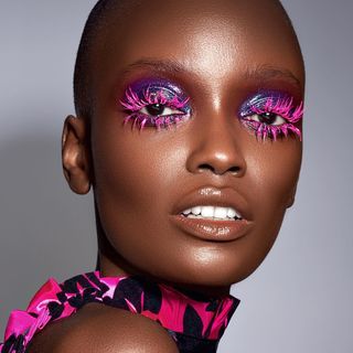 Danessa Myricks Beauty Makeup (@danessa_myricks) • Instagram photos and videos Coloured Lashes, Colored Lashes, Funky Makeup, Danessa Myricks, Bold Eye Makeup, Makeup Pro, Bold Eyes, Beauty Mark, Diy Beauty Recipes