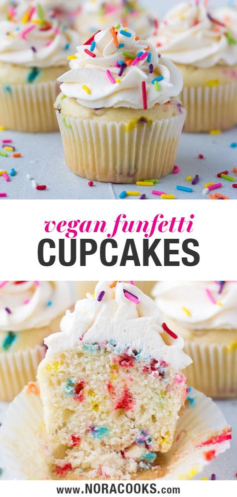 Best Vegan Cupcakes Ever, Vegan Mini Cupcakes, Vegan Gf Cupcakes, Best Vegan Cupcakes, Vegan Easter Cupcakes, Vegan Funfetti Cupcakes, Vegan Cupcake Frosting, Vegan Cupcakes Easy, Vegan Cupcakes Recipes