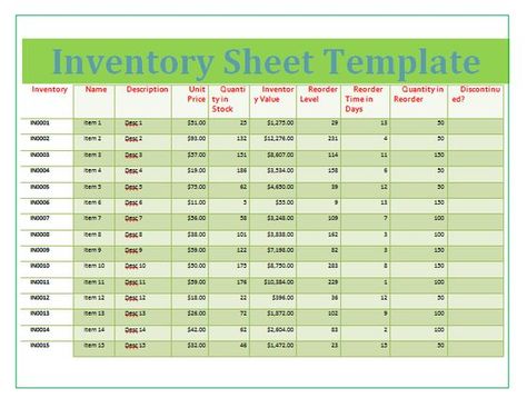 Store Inventory Sheet, Inventory Management Templates, Homemade Shotgun, Housekeeper Checklist, Inventory Sheet, Time Management Work, Salon Mirror, Pricing Formula, Inventory Printable