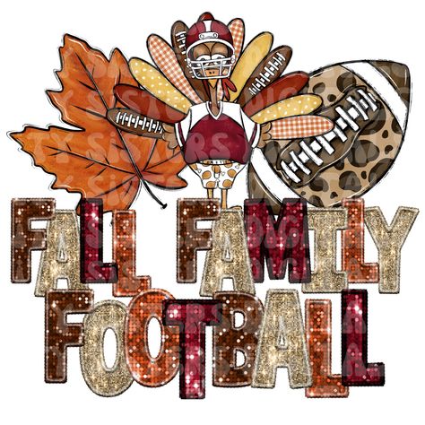 Pillow Png, Football Thanksgiving, Thanksgiving Pillow, Family Football, Thanksgiving Football, Faux Embroidery, Thanksgiving Pillows, Turkey Football, Glitter Png