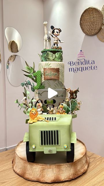 Mickey Safari, Gender Reveals, Viral Trend, Kids Cake, Baby Photos, Baking, On Instagram