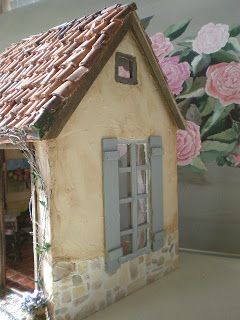 Stucco Cottage, French Country Crafts, Custom Dollhouse, Rustic Shutters, Ranch Ideas, Lake Houses Exterior, Cinderella Moments, Victoria Magazine, Little Cottages