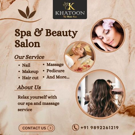 When it comes to our salon services , you’re sure to smile bigger each time. Parlour Poster Design, Beauty Parlour Poster, Beauty Parlour Poster Design, Massage Parlour, Spa Gift Card, Boutique Spa, Best Massage, Shoulder Massage, Beauty Parlour