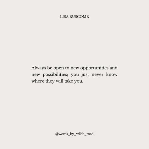 Let’s be open to the new possibilities and opportunities as we take on the 2nd half of the year 🖤 share with a friend who needs this reminder. Lisa Buscomb, New Opportunity Quotes, Opportunity Quotes, Open Quotes, New Possibilities, July 3, New Opportunities, New People, Need This