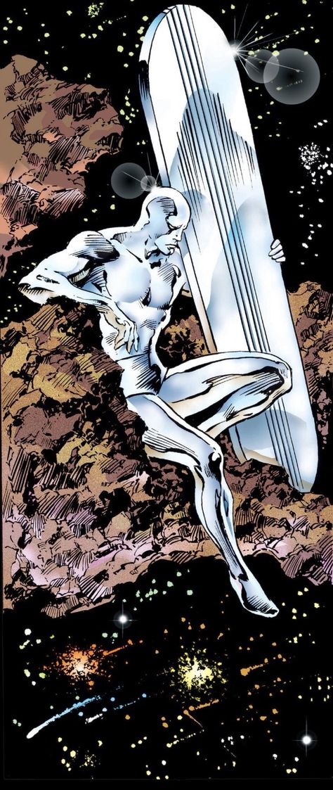 Surfer Wallpaper, Silver Surfer Wallpaper, Silver Surfer Comic, Marvel Character Design, Spiderman Pictures, Wallpaper Doodle, Cool Backgrounds Wallpapers, Marvel Comics Wallpaper, Superhero Wallpaper