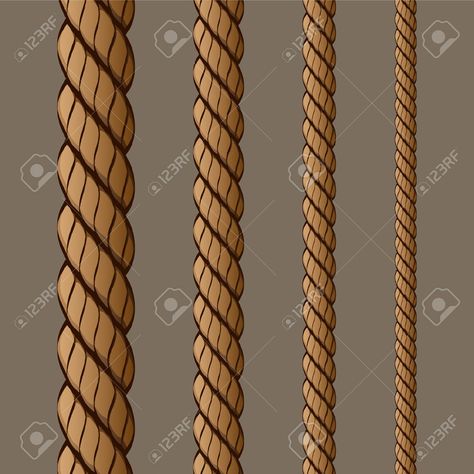 Rope Set 1 Drawing Royalty Free Cliparts, Vectors, And Stock ... Cartoon Rope, Rope Drawing, Emotional Painting, Digital Painting Techniques, Ap Art, Body Drawing, Vector Drawing, Chalk Art, Line Art Drawings