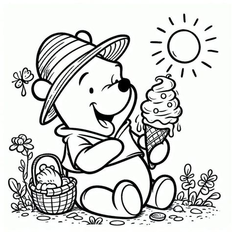 Pooh Coloring Pages, Winnie The Pooh Coloring Sheets, Winnie The Pooh Halloween Coloring Pages, Pooh And Piglet Coloring Pages, Coloring Winnie The Pooh, Disney Coloring Sheets, Bible Verse Coloring Page, Bible Verse Coloring, Disney Coloring Pages