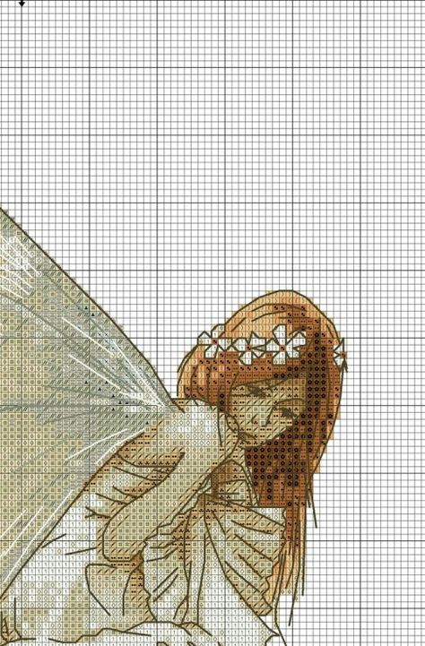 Fairy Cross Stitch, Cross Stitch Fairy, Cross Stitch Angels, Subtle Makeup, Fairy Artwork, Jean Baptiste, Cross Stitch Flowers, Stitch Disney, Christmas Cross Stitch