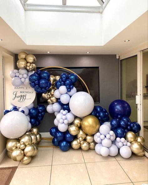 Gold Balloons Decorations, Baby Boy Balloons, 50th Birthday Balloons, Blue Party Decorations, Its A Boy Balloons, Baby Shower Theme Decorations, Pastel Balloons, Birthday Party Theme Decorations, Birthday Balloon Decorations