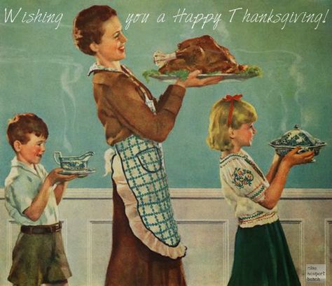 ciao! newport beach: wishing you a happy Thanksgiving! Halloween Brownies, Norman Rockwell Art, Kentucky Fried Chicken, Rockwell Paintings, Norman Rockwell Paintings, Retro Thanksgiving, Thanksgiving Images, Blue Lantern, Thanksgiving Art