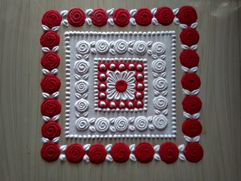 Rangoli Lifestyle Rangoli Designs With Lines, New Year Rangoli Design 2022 Unique, Rangoli Round Designs, New Year Rangoli Design 2022, Modern Rangoli Designs For Diwali, Rangoli For New Year, Modern Rangoli, Square Rangoli, Round Rangoli