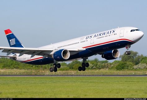 US Airways Airbus A330-300 Final scheme Us Airways, Airbus A330, Airlines, Aircraft