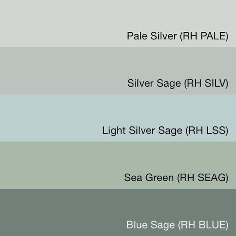 Possible wall colors Restoration Hardware Silver Sage, Silver Sage Paint, Diy Wedding Dance Floor, Sage Paint Color, Restoration Hardware Paint, Interior Paint Colors For Living Room, Interior Paint Colors Schemes, Silver Sage, Paint Color Schemes