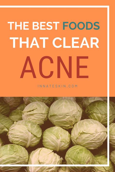 If you want an inexpensive and natural way to improve your skin and health, consider adding more cabbage to your acne clearing diet. Cabbage is an acne fighting food. This cruciferous vegetable is part of a great clear skin diet. Read the Innate Skin blog for 6 reasons why cabbage is one of the best foods that clear acne. Foods To Clear Acne, Acne Clearing Foods, Cabbage Benefits, Clear Skin Diet, Acne Clearing, Acne Prone Skin Care, Inflammation Diet, Skin Diet, Natural Acne