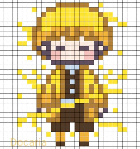 #anime #pixelart #art #fanart Pixel Drawing Anime, Pixel Anime Art, Pixelart Anime, Kawaii Cross Stitch, Doodle Frame, Easy Pixel Art, Pixel Art Templates, Perler Art, Pixel Drawing