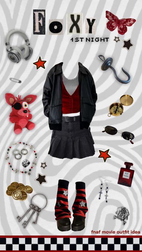 Movies Ideas, Fnaf Costume, Fnaf Foxy, Fnaf Cosplay, Idee Cosplay, Aesthetic Outfit Ideas, Movies Outfit, Cool Halloween Costumes, Themed Outfits