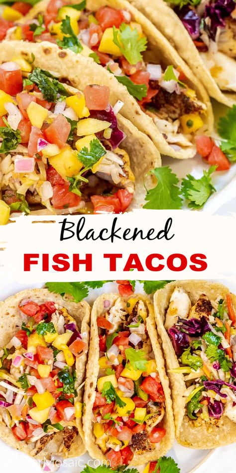 Cod Tacos With Cabbage Slaw, Mexican Cabbage Slaw, Mexican Cabbage, Best Fish Taco Recipe, Cod Fish Tacos, Slaw For Fish Tacos, Fish Tacos With Cabbage, Tilapia Tacos, Blackened Fish Tacos