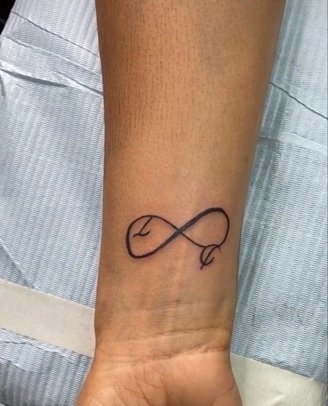 Infinity tattoo with initials Infinity Tattoo With Initials, Tattoo With Initials, J Letter, J Tattoo, Infinity Tattoo, Initials, Tattoos