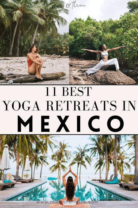 Tulum Yoga, Mexico Vacation Spots, Life Direction, Mexico Bachelorette, Best Yoga Retreats, Mexico Tulum, Health Retreat, Private Yoga, Travel Mexico