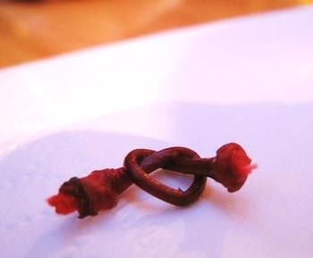 Tie a Cherry stem in your mouth Knot Tying, Tie A Knot, Knot, Cherry, Red, White