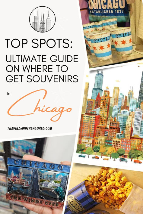 Ultimate Guide on Where to Get Souvenirs in Chicago Shopping Chicago, Chicago Souvenirs, Shedd Aquarium Chicago, Chicago Style Hot Dog, Illinois Travel, Chicago Cultural Center, Souvenir Ideas, Buckingham Fountain, Best Souvenirs