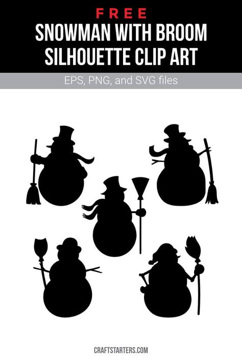 Christmas Clip Art Free, Snowman Silhouette, Sewing Circles, Silhouette Clip Art, Cheap Christmas, Cricut Free, Cricut Projects Vinyl, Christmas Clipart, Free Clip Art