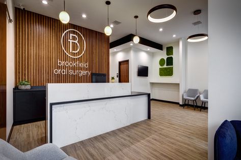 Showing you the logo Dentistry Office Design Waiting Rooms, Ceiling Alcove, Vet Office Decor, Ortho Office, Doctor Office Design, Scandinavian Office, Dentistry Office, Apex Design, Vet Office