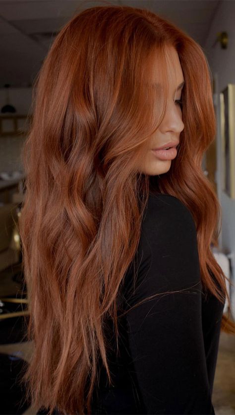 hair color trends 2024, hair color trends, copper hair, cowboy copper hair, hair color ideas 2024 Colour Trends 2024, Hair Colour Trends, Copper Blonde Hair, Rambut Brunette, Red Hair Inspo, Ginger Hair Color, Colour Trends, Hair Color Auburn, Copper Hair Color