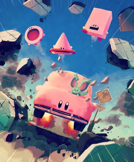 Kirby And The Forgotten Land, Kirby Games, Kirby Character, Meta Knight, Kirby Art, Nintendo Art, Smash Bros, Kirby, Game Art