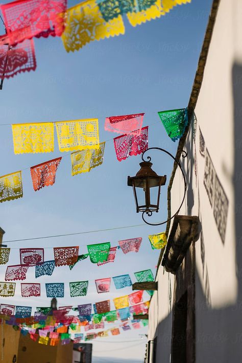 Colorful Decorative Mexican Flags in Streets  San Miguel de Allende, Mexico Travel Photography Inspiration Wanderlust Adventure with beautiful city and landscapes Latin  #exploretheworld #travelphotography #usatravelphotography #travelaesthetic #worldtravelphotography #mexicotravelphotography #wanderlust #wanderlustphotography #wanderlustphotos #travellandscapephotography #stocksy #stocksyunited #sanmigueldeallende #mexicanflags #latinamericatravel #streetphotography #mexicanculture #decoration Mexico Wallpaper, Mexico Aesthetic, Mexican Heritage, Mexico Culture, Mexican Flags, Mexico Flag, Mexican Street, Travel Photography Inspiration, Flag Background