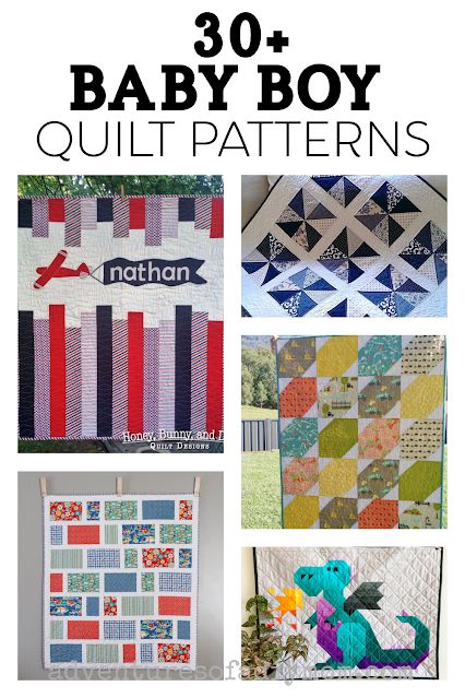 30+ Baby boy quilt patterns to make for the newborn in your life. Baby Boy Quilts Patterns Free, Baby Boy Blanket Ideas, Baby Boy Quilt Patterns Free Simple, Quilts For Boys Ideas, Boy Baby Quilt Patterns, Little Boy Quilts Ideas, Free Baby Quilt Patterns Printables, Baby Quilt Patterns Easy Boy, Baby Boy Quilt Patterns Free