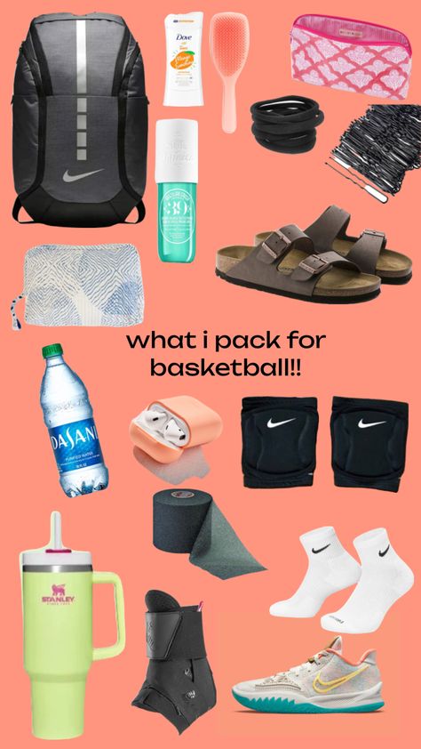 #outfitinspo #beauty #sports #basketball #preppy #roadto200 What To Pack In My Basketball Bag, What To Put In Sports Bag, What To Bring To A Basketball Tournament, What To Pack In Your Sports Bag, Sports Bag Essentials Basketball, Basketball Things To Buy, What To Put In Your Sports Bag, Sports Tournament Packing List, What’s In My Basketball Bag